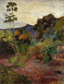 Artworks by 350 Famous Artists Painting - Martinique Landscape Paul Gauguin